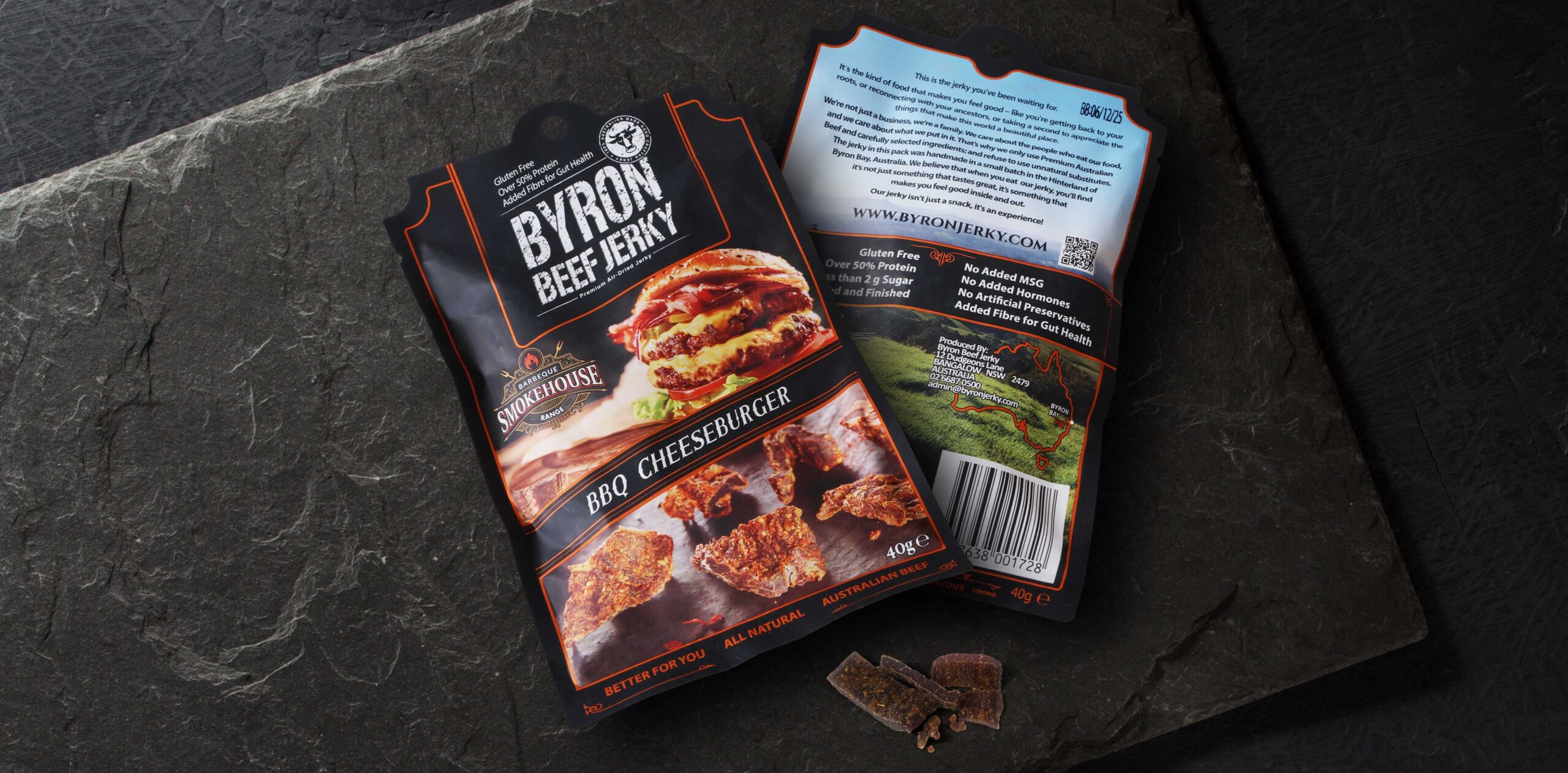 Read more about the article Byron Beef Jerky – BBQ Cheeseburger Review