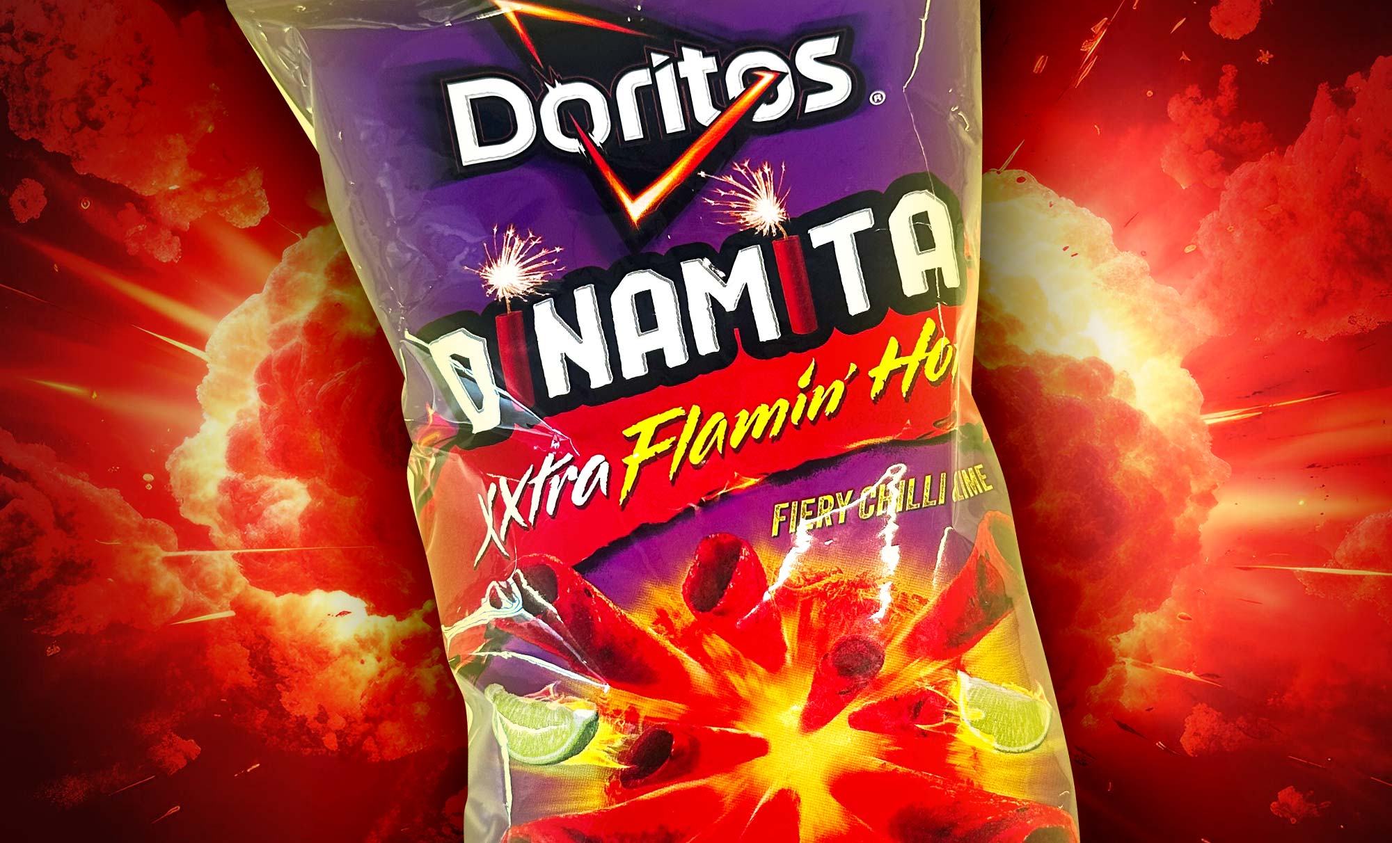 Read more about the article Review: Doritos Dinamita XXtra Flamin Hot Firey Chilli & Lime
